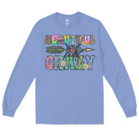 Colony Blue beautiful crazy Long Sleeve Tee - CowhideDigitalArt