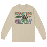 Mushroom beautiful crazy Long Sleeve Tee - CowhideDigitalArt