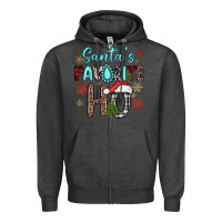 Charcoal Heather santa s favorite ho Zipper Hoodie - JahusDesignShop