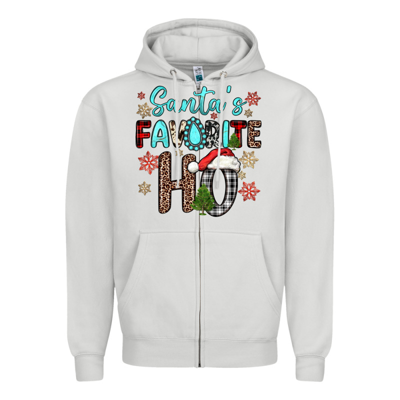 Santa S Favorite Ho Zipper Hoodie by JahusDesignShop | Teevron