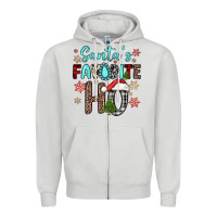 Dove Grey santa s favorite ho Zipper Hoodie - JahusDesignShop