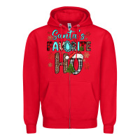 Red santa s favorite ho Zipper Hoodie - JahusDesignShop