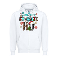 White santa s favorite ho Zipper Hoodie - JahusDesignShop