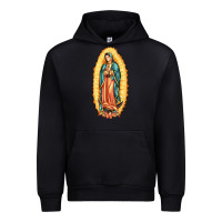 Black our lady of guadalupe Urban Hoodie - LillyAllenDesigns