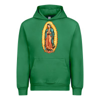 Emerald our lady of guadalupe Urban Hoodie - LillyAllenDesigns