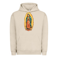 Pigment French Oak our lady of guadalupe Urban Hoodie - LillyAllenDesigns