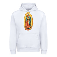 White our lady of guadalupe Urban Hoodie - LillyAllenDesigns