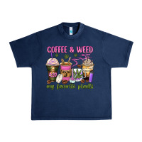 Navy coffee and weed my favorite plants Urban Heavy Tee - Zillion Design Studio