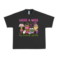 Pigment Black coffee and weed my favorite plants Urban Heavy Tee - Zillion Design Studio