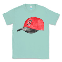 Seafoam red softball cap fa element Classic Tee - FaDigitalArtStudio