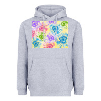 Heather Grey tie dye heart shaped background 3200x2400 Heavyweight Hoodie - AdoDesignShop