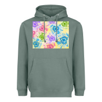 Sage tie dye heart shaped background 3200x2400 Heavyweight Hoodie - AdoDesignShop
