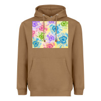 Toasted Coconut tie dye heart shaped background 3200x2400 Heavyweight Hoodie - AdoDesignShop