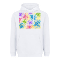 White tie dye heart shaped background 3200x2400 Heavyweight Hoodie - AdoDesignShop