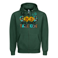 Sports Green life is good you should get one Zipper Hoodie - AdoDesignShop