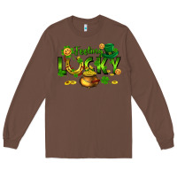 Chestnut feeling lucky Long Sleeve Tee - FaDigitalArtStudio