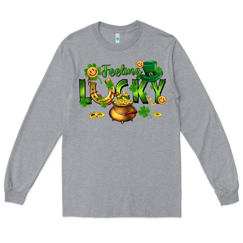 Feeling Lucky Long Sleeve Tee by FaDigitalArtStudio | Teevron