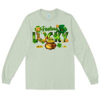 Matcha feeling lucky Long Sleeve Tee - FaDigitalArtStudio