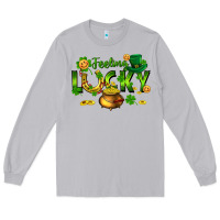 Moon Dust feeling lucky Long Sleeve Tee - FaDigitalArtStudio