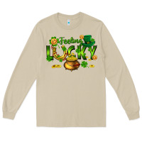 Mushroom feeling lucky Long Sleeve Tee - FaDigitalArtStudio