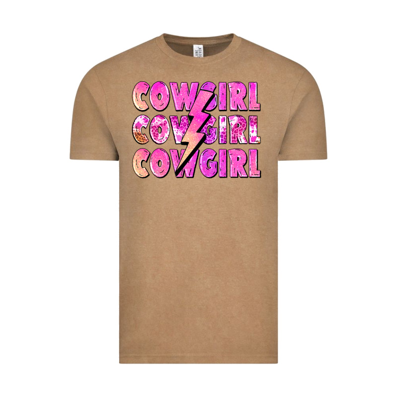 Cowgirl Cowgirl Lightning Bolt Vintage Tee by Zillion Design Studio | Teevron
