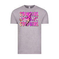 Vintage Zinc cowgirl cowgirl lightning bolt Vintage Tee - Zillion Design Studio