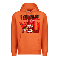 Carrot i gnome you with roses Premium Hoodie - NancyCooperArtShop