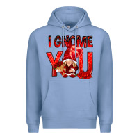 I Gnome You With Roses Premium Hoodie | Teevron