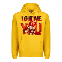Lemon i gnome you with roses Premium Hoodie - NancyCooperArtShop