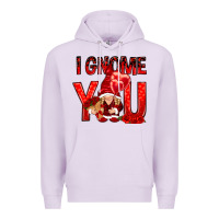 Lilac i gnome you with roses Premium Hoodie - NancyCooperArtShop