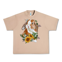 Burro bunny with sunflowers Urban Heavy Tee - RanaPortraitStore