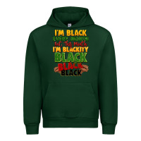 Forest Green juneteenth im black every month Urban Hoodie - LillyAllenDesigns