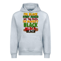 Heather Grey juneteenth im black every month Urban Hoodie - LillyAllenDesigns