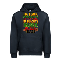 Navy juneteenth im black every month Urban Hoodie - LillyAllenDesigns