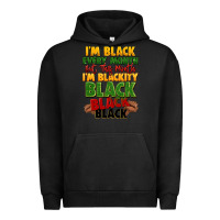 Pigment Black juneteenth im black every month Urban Hoodie - LillyAllenDesigns