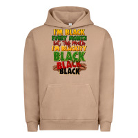 Pigment Burro juneteenth im black every month Urban Hoodie - LillyAllenDesigns
