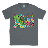 Charcoal Heather Easter Saurus Rex Easter Day Classic Tee - Neo Western