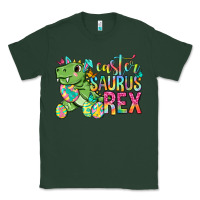 Sports Green Easter Saurus Rex Easter Day Classic Tee - Neo Western