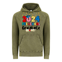 Vintage Olive 2024 preschool graduate Vintage Hoodie - JahusDesignShop