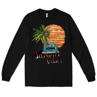 Black summer vibes Long Sleeve Tee - SublimationCraftShop