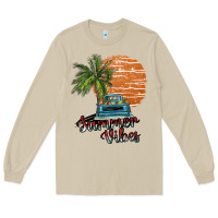 Mushroom summer vibes Long Sleeve Tee - SublimationCraftShop