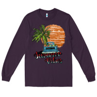 Plum summer vibes Long Sleeve Tee - SublimationCraftShop