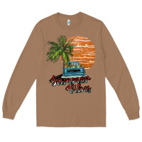 Toasted Coconut summer vibes Long Sleeve Tee - SublimationCraftShop