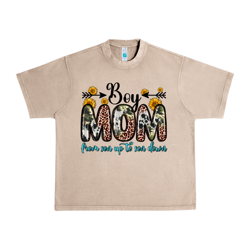 Boy Mom From Son Up To Son Down Urban Heavy Tee by Zillion Design Studio | Teevron