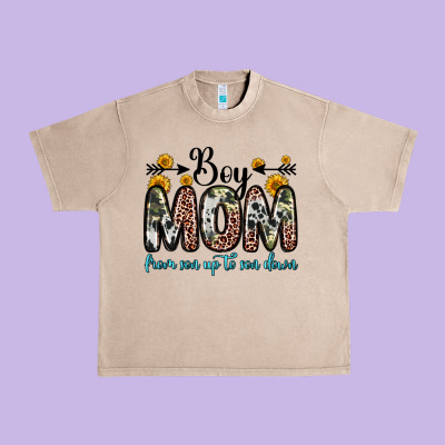 Boy Mom From Son Up To Son Down Urban Heavy Tee Designed By Zillion Design Studio