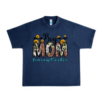 Navy boy mom from son up to son down Urban Heavy Tee - Zillion Design Studio