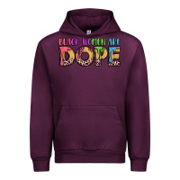 Mauve Wine black women are dope Urban Hoodie - LillyAllenDesigns