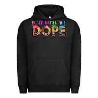 Pigment Black black women are dope Urban Hoodie - LillyAllenDesigns