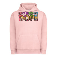 Pigment Salmon black women are dope Urban Hoodie - LillyAllenDesigns