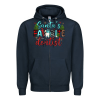 Navy santas favorite dentist Zipper Hoodie - JahusDesignShop